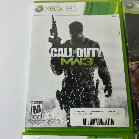 XBox 360 Lot of 4 Call‎ of DutyMW3, Mortal Kombat.., Gears of War 3, Army of two - Picture 2 of 14